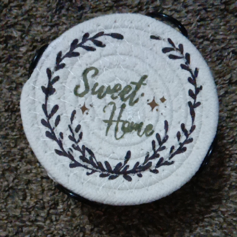Sweet Home Decorative Coaster